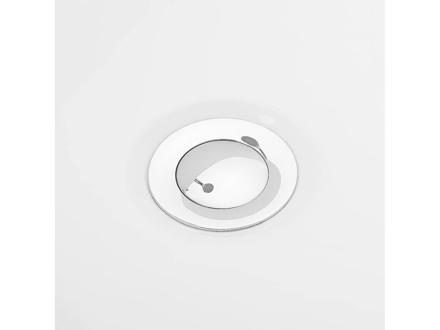 Badewanne mit Armatur oval 170x80 cm weiß freistehend moderner Stil Empresa