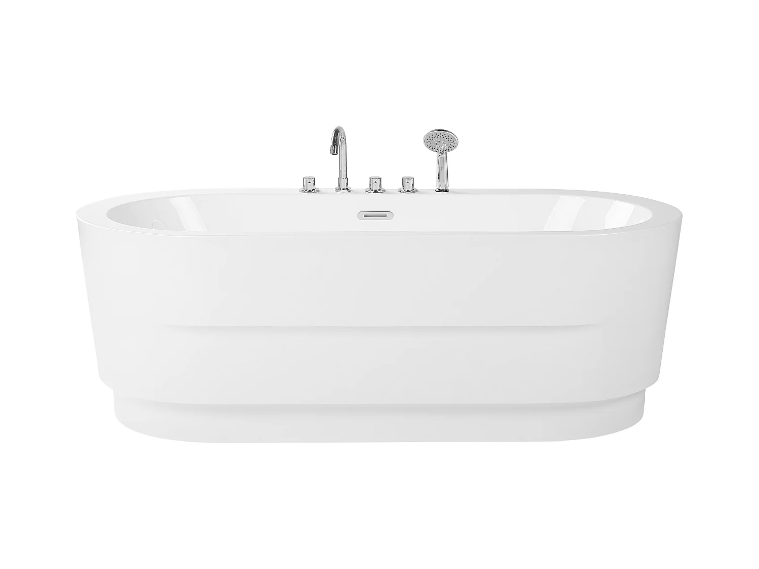 Baignoire îlot EMPRESA avec raccords 170 x 80 cm Blanc