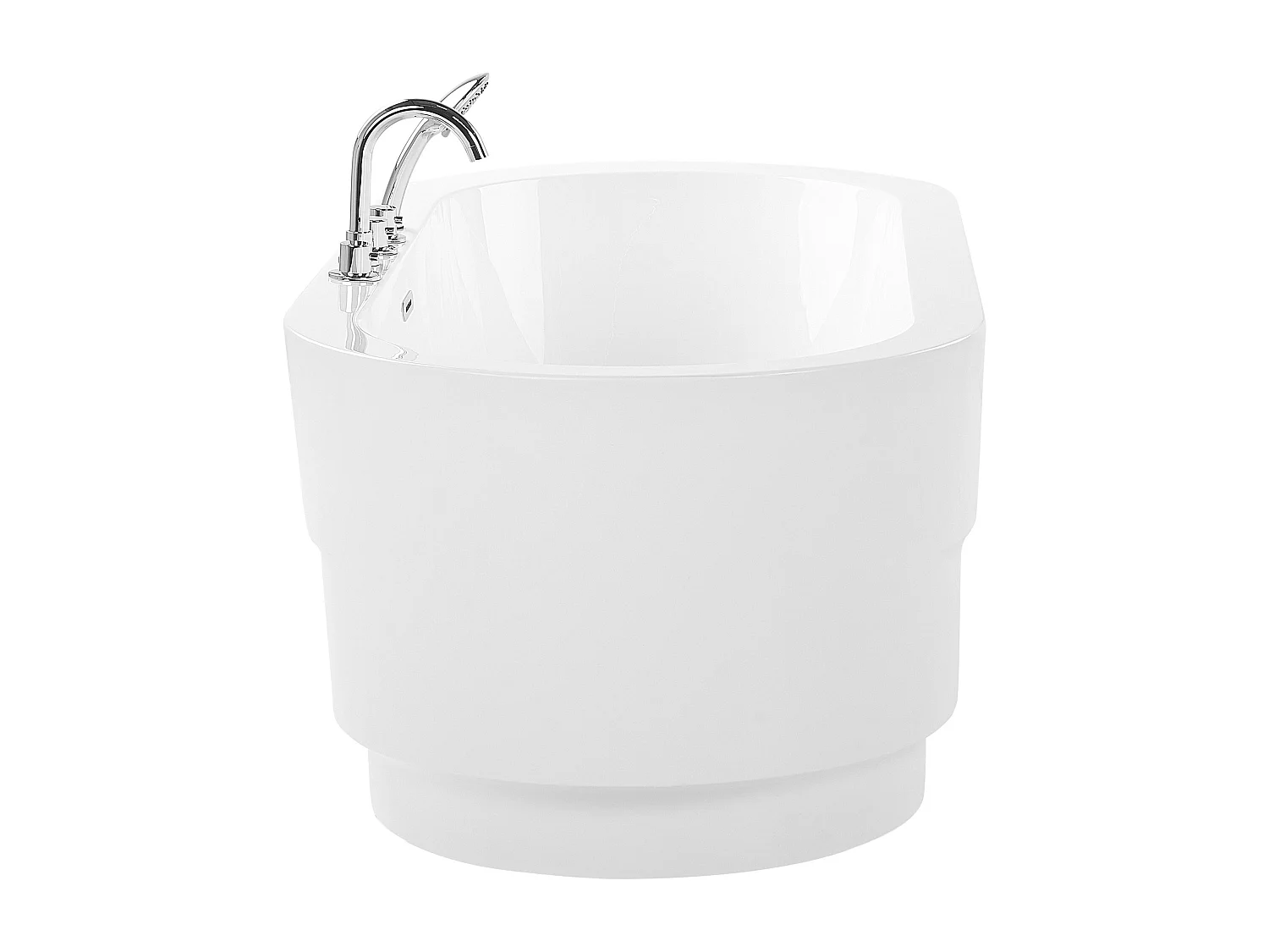 Baignoire îlot EMPRESA avec raccords 170 x 80 cm Blanc