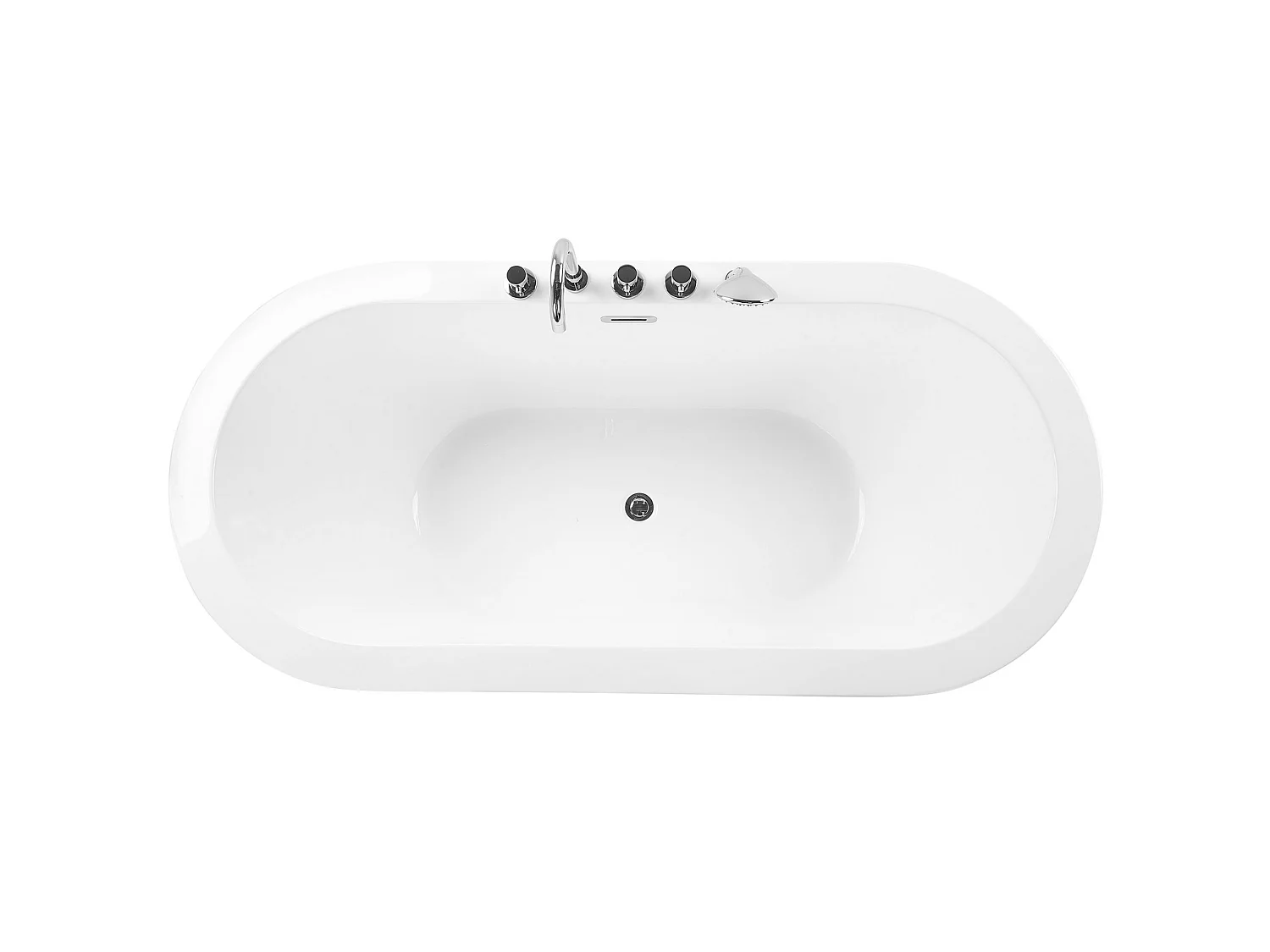 Bañera independiente EMPRESA con fijaciones 170 x 80 cm Blanco