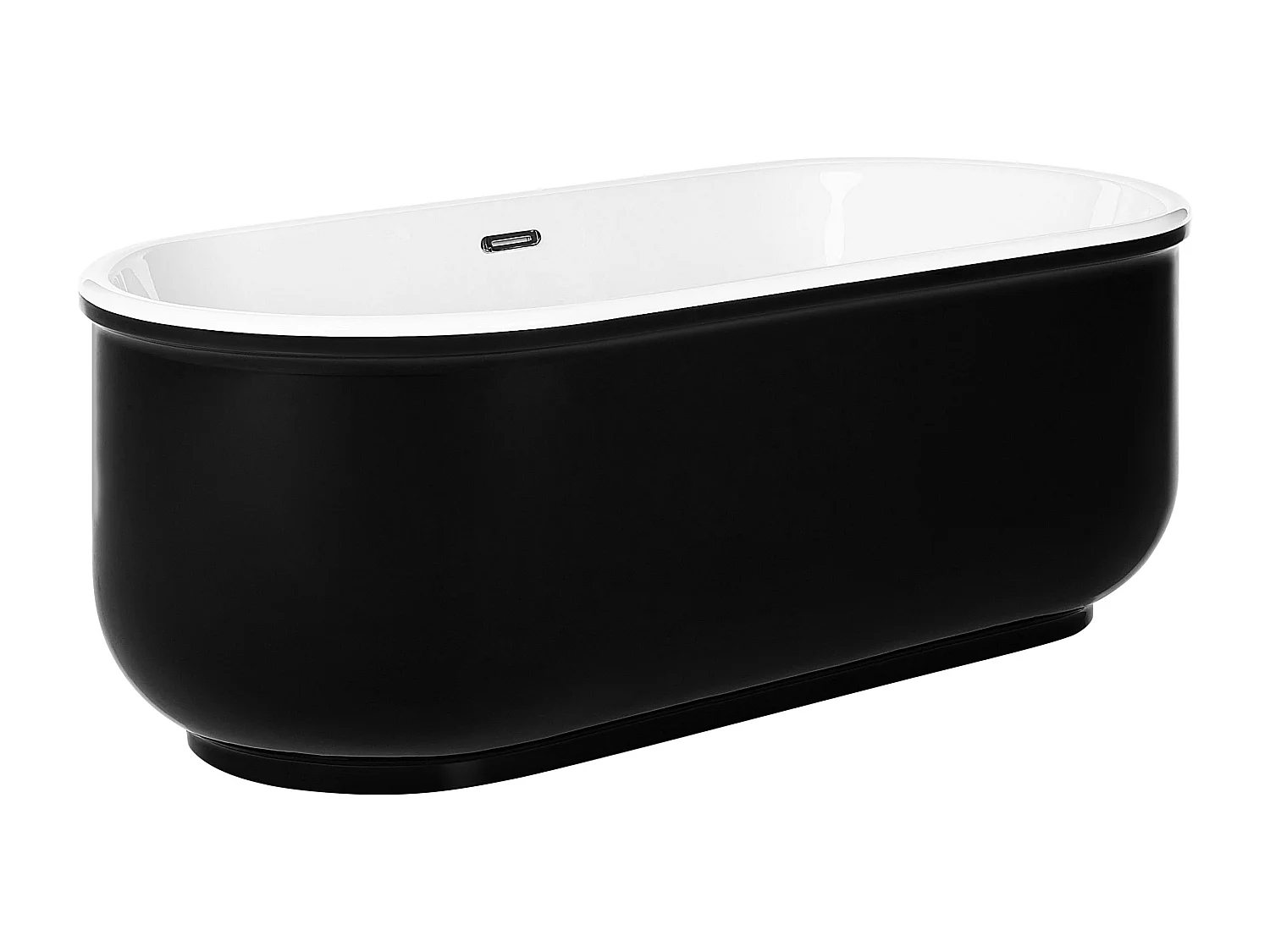 Banheira autónoma PINEL 1700 x 800 mm Preto