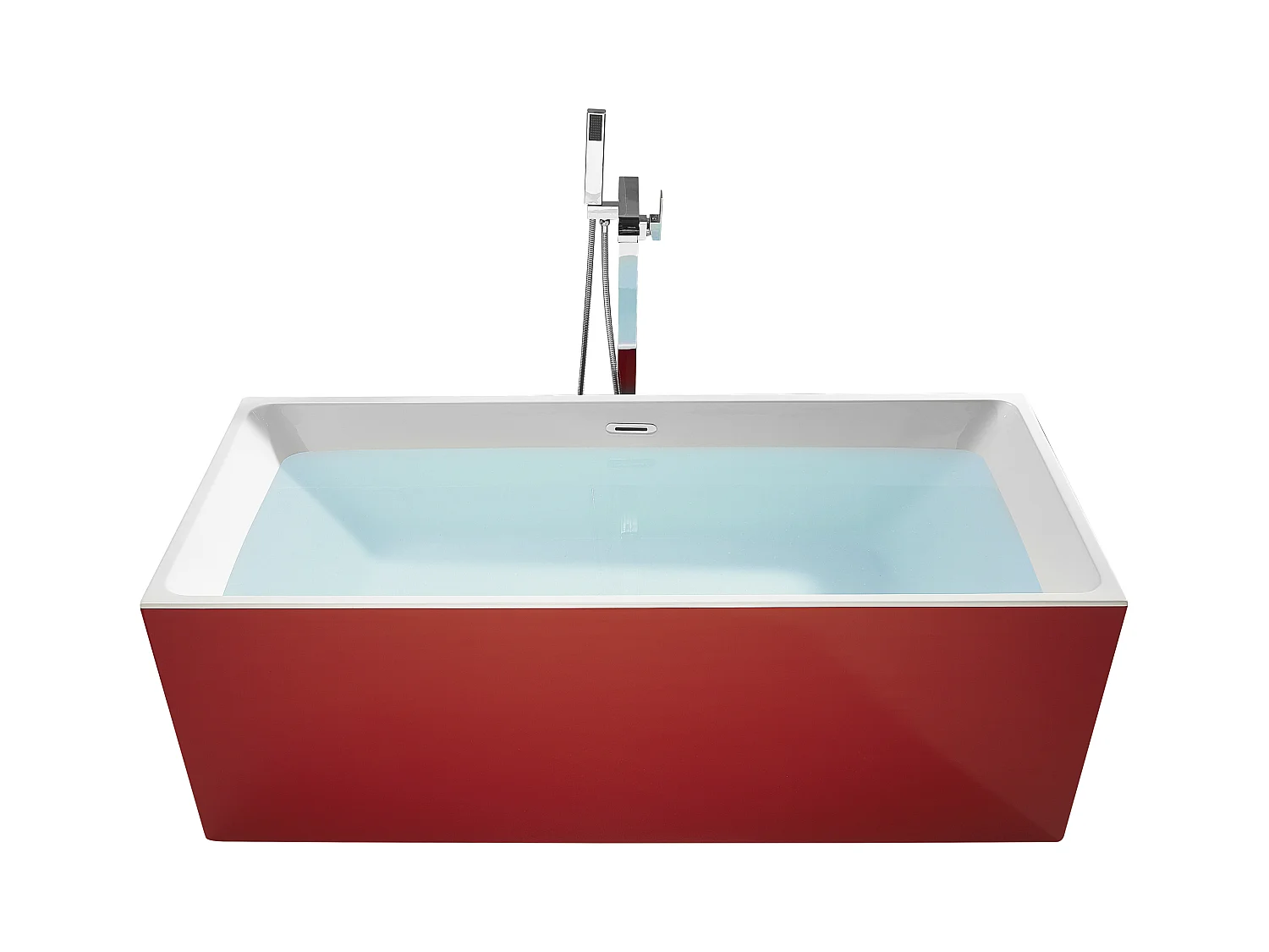Baignoire îlot RIOS 170 x 80 cm Rouge