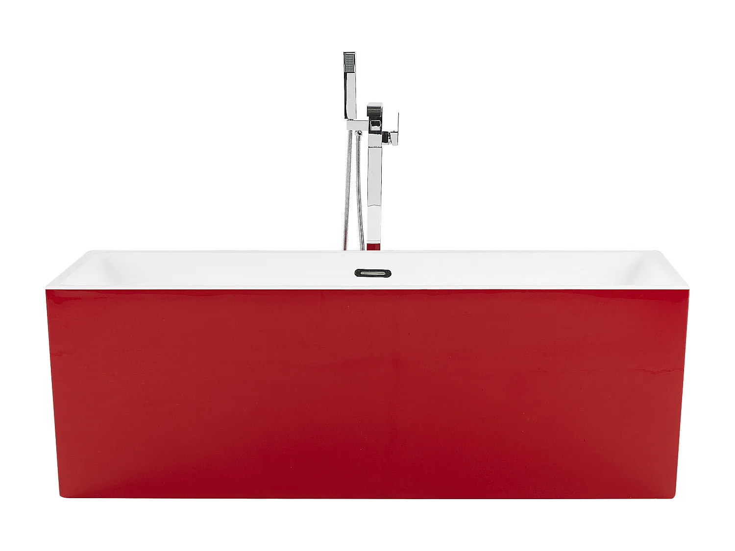 Vasca da bagno freestanding RIOS 170 x 80 cm Rosso