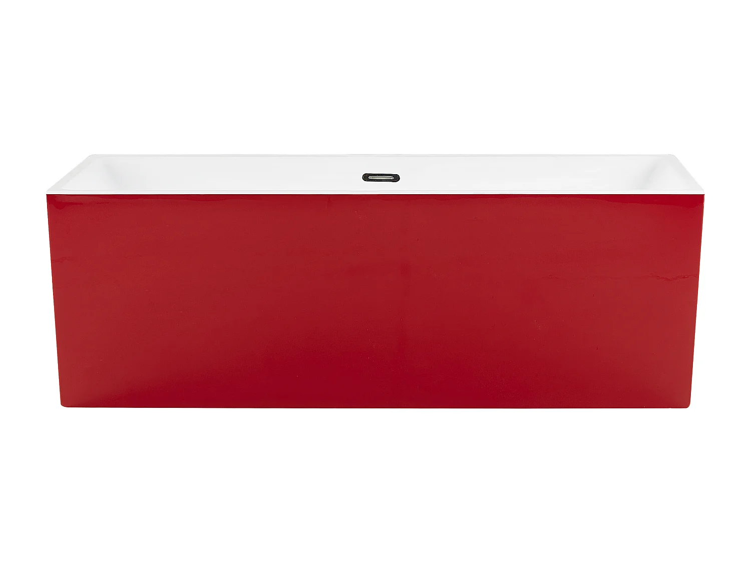 Vasca da bagno freestanding RIOS 170 x 80 cm Rosso