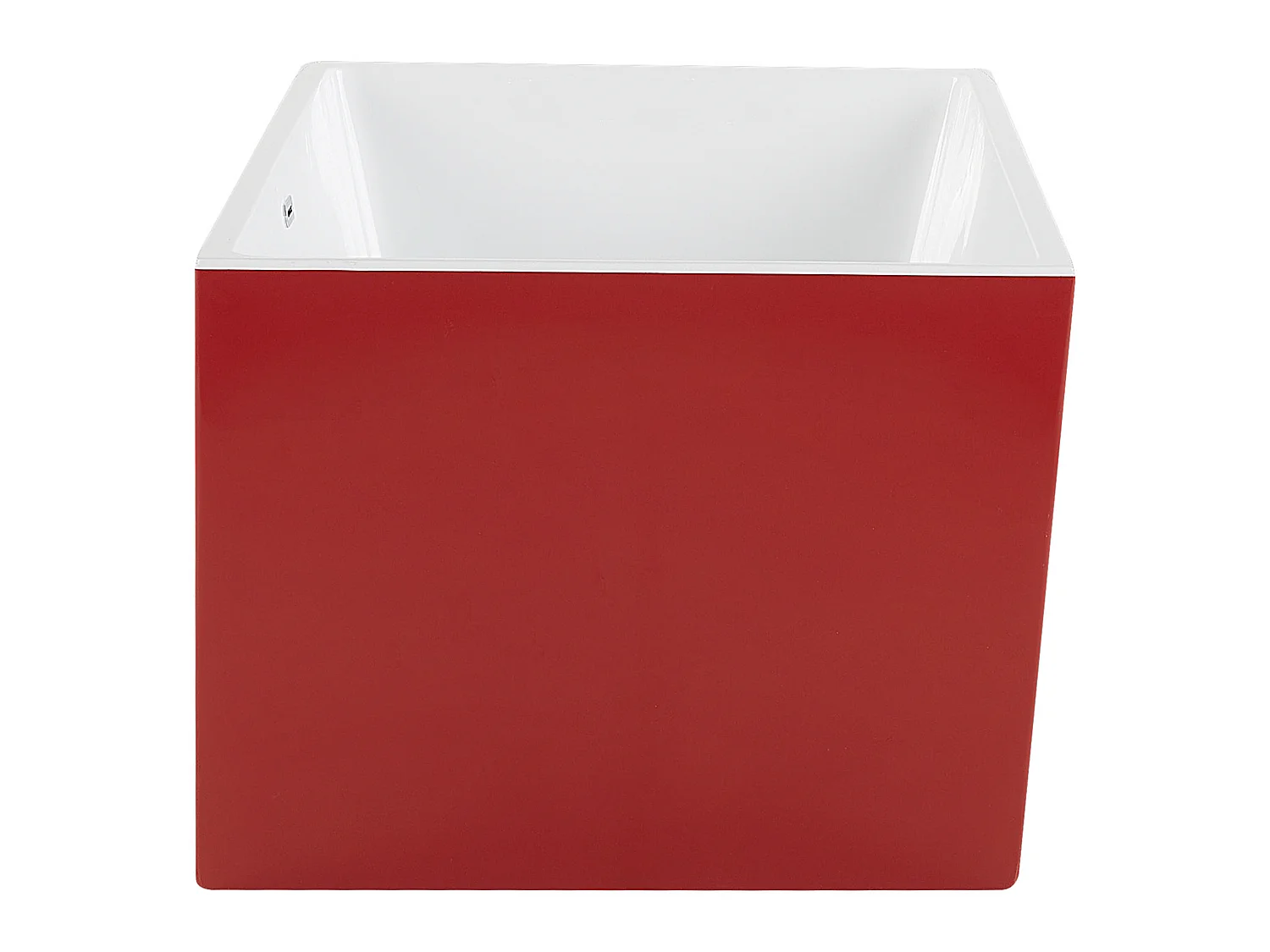 Freistehende Badwanne RIOS 170 x 80 cm Rot