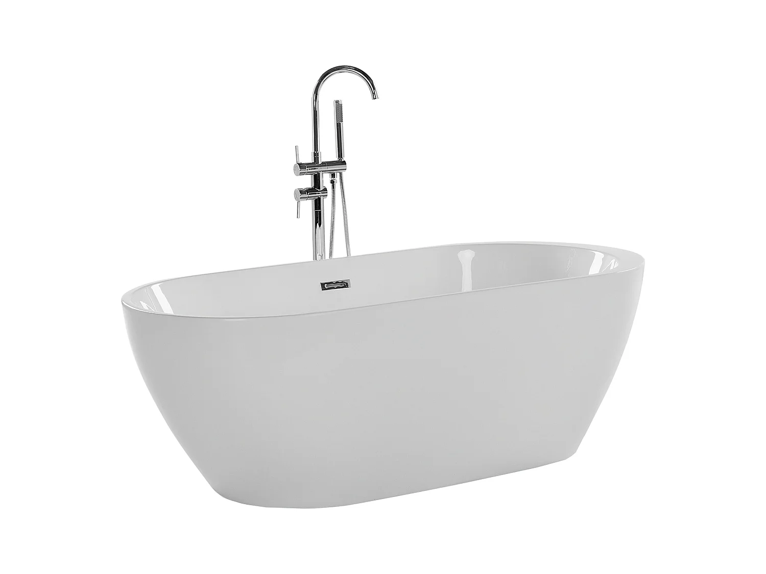 Baignoire îlot NEVIS 150 x 75 cm Blanc