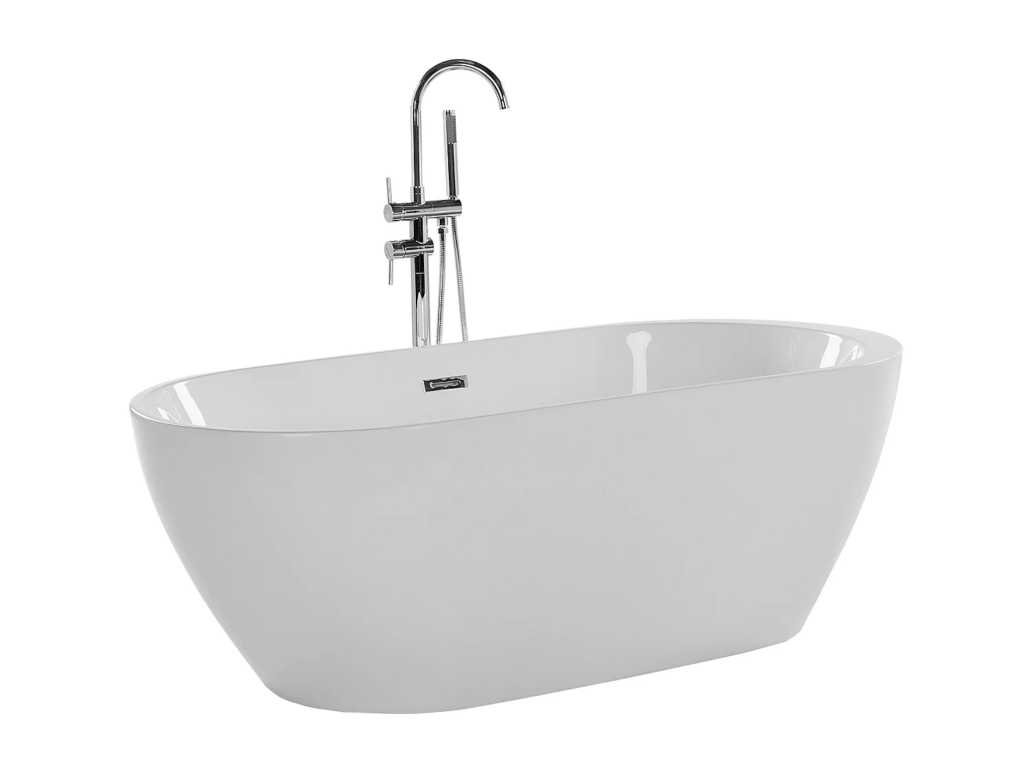 Baignoire îlot NEVIS 150 x 75 cm Blanc
