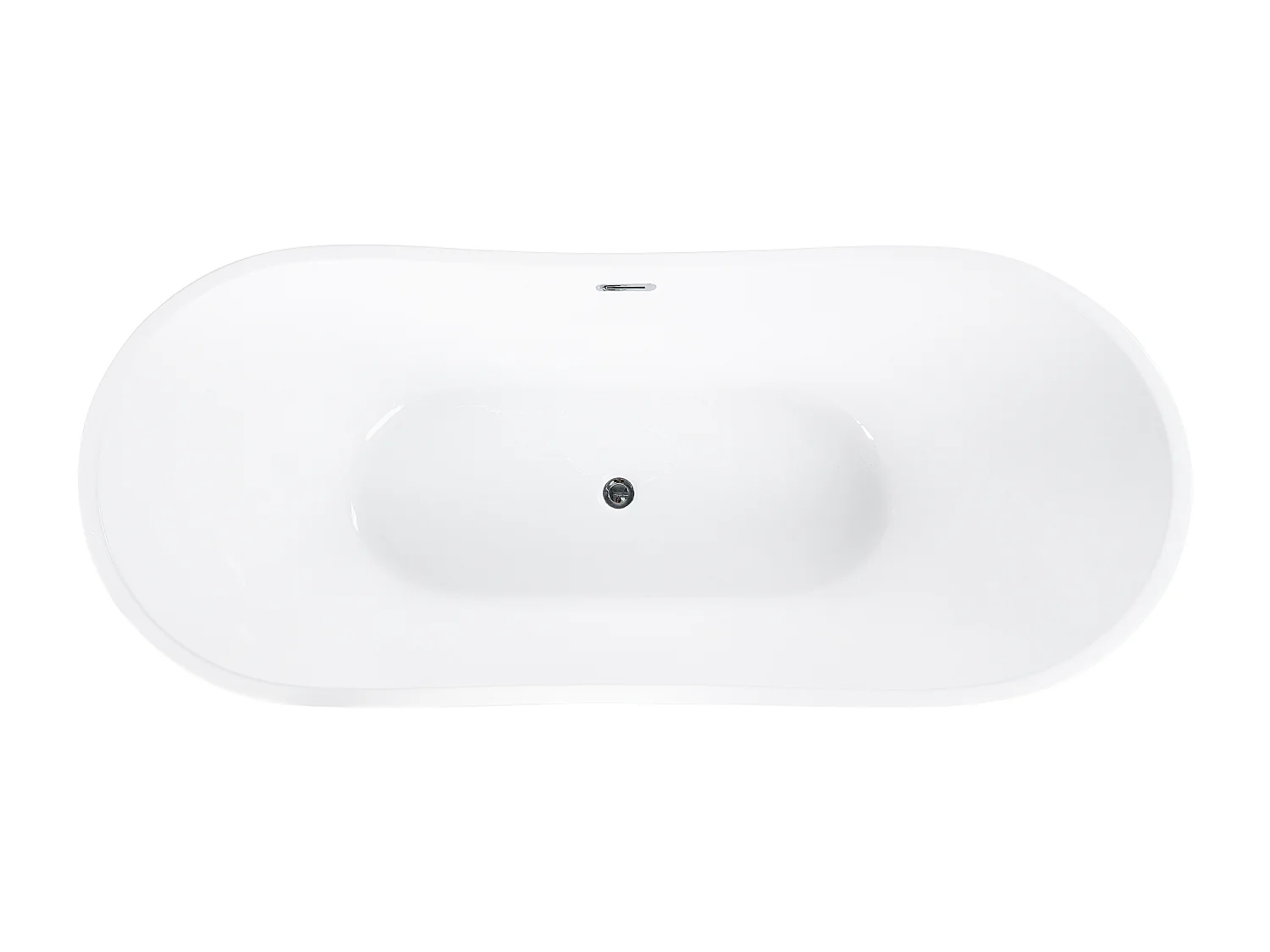 Banheira autónoma ANTIGUA 1700 x 770 mm Preto