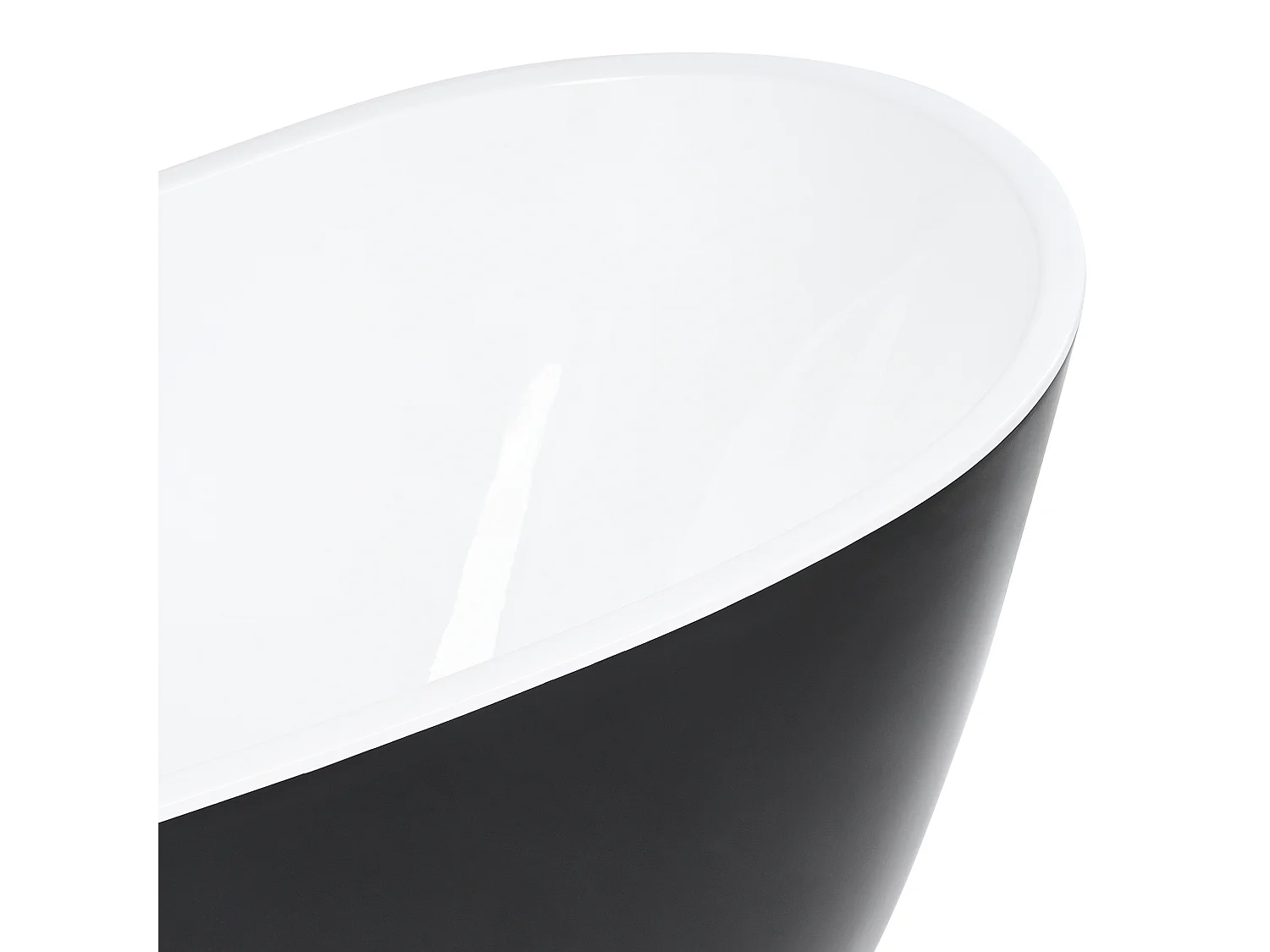 Banheira autónoma ANTIGUA 1700 x 770 mm Preto