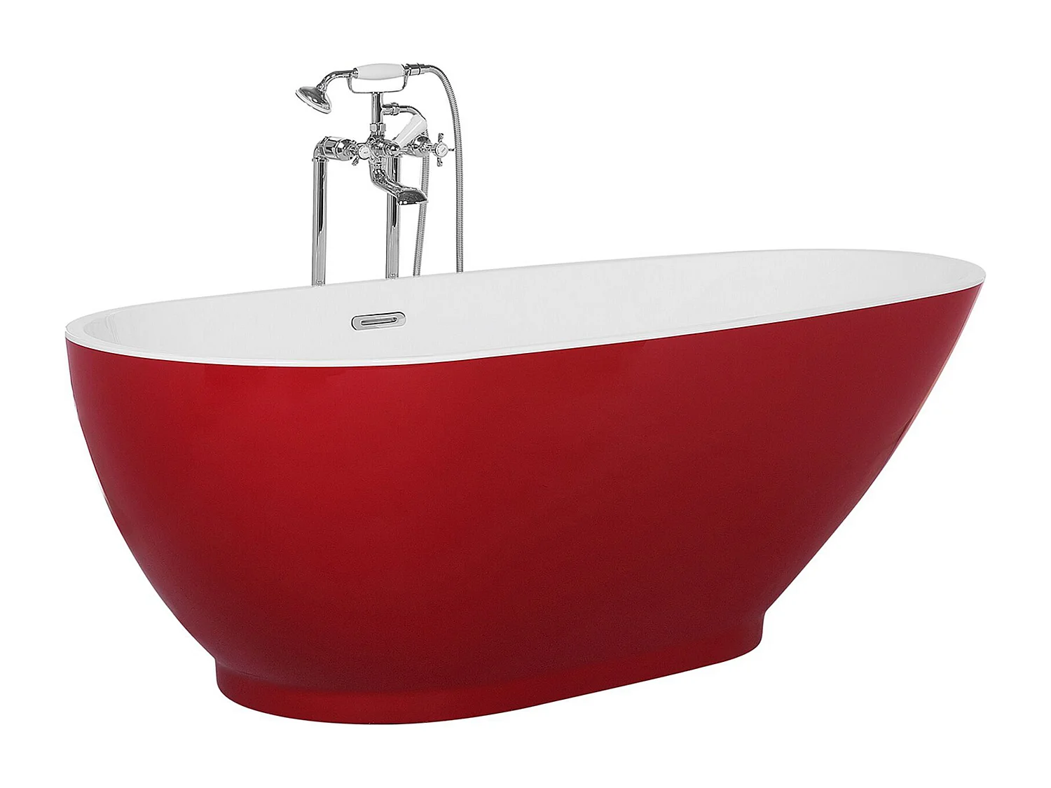Baignoire îlot GUIANA 173 x 82 cm Rouge