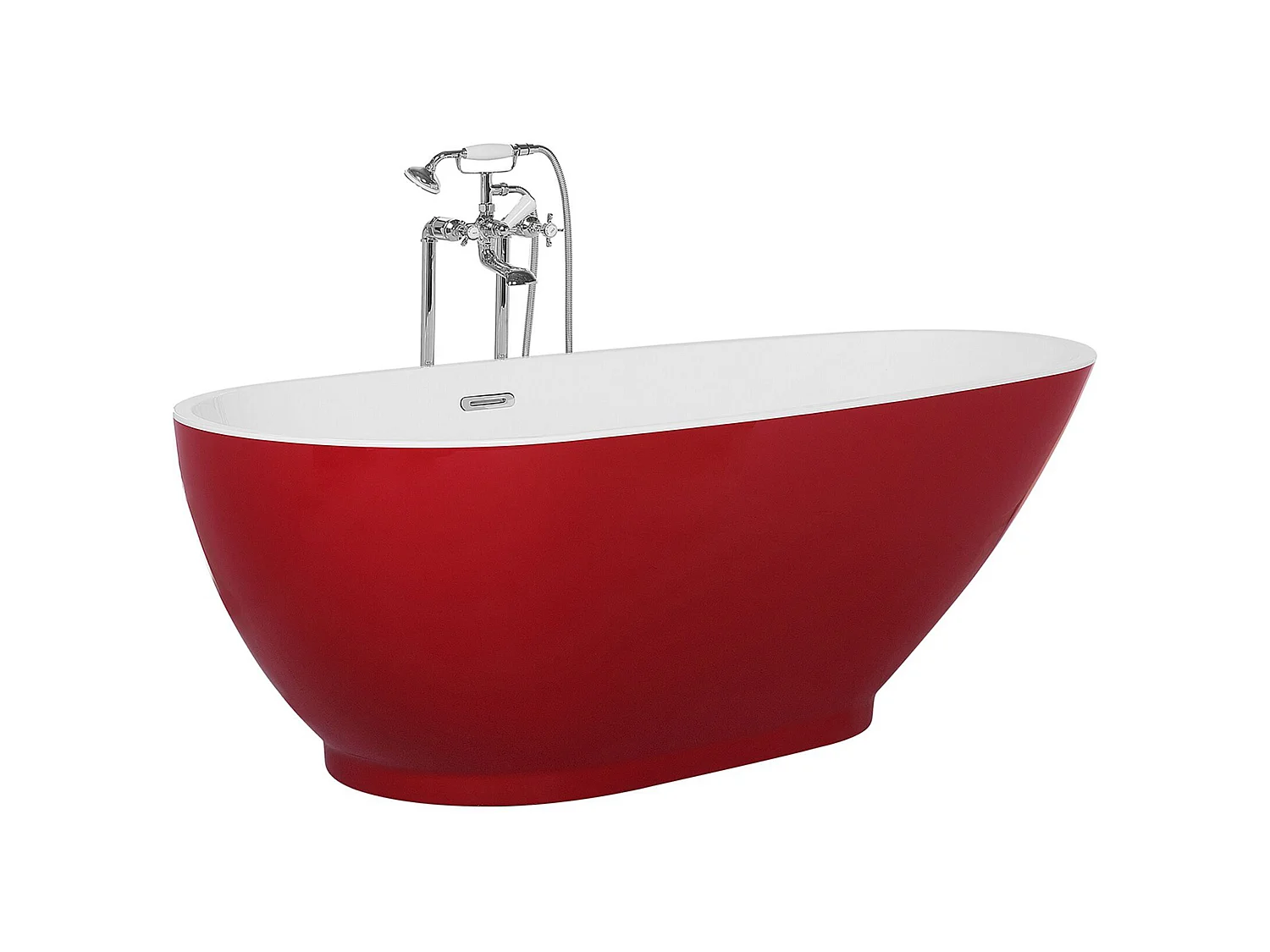 Baignoire îlot GUIANA 173 x 82 cm Rouge