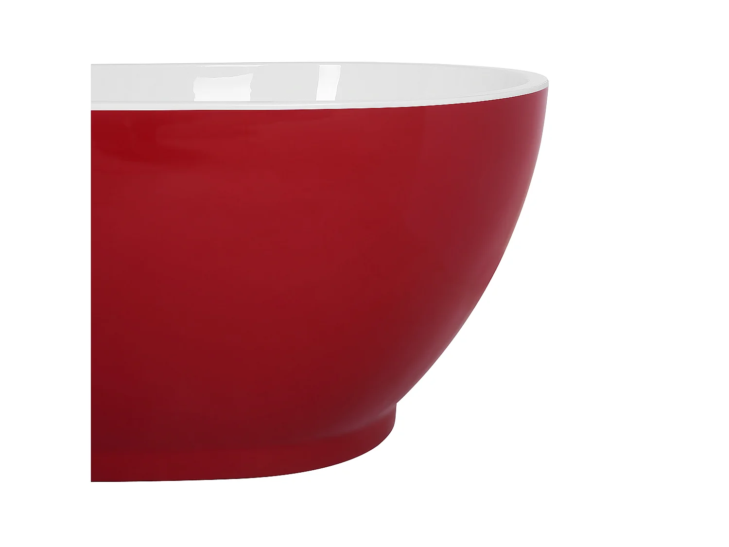 Baignoire îlot GUIANA 173 x 82 cm Rouge