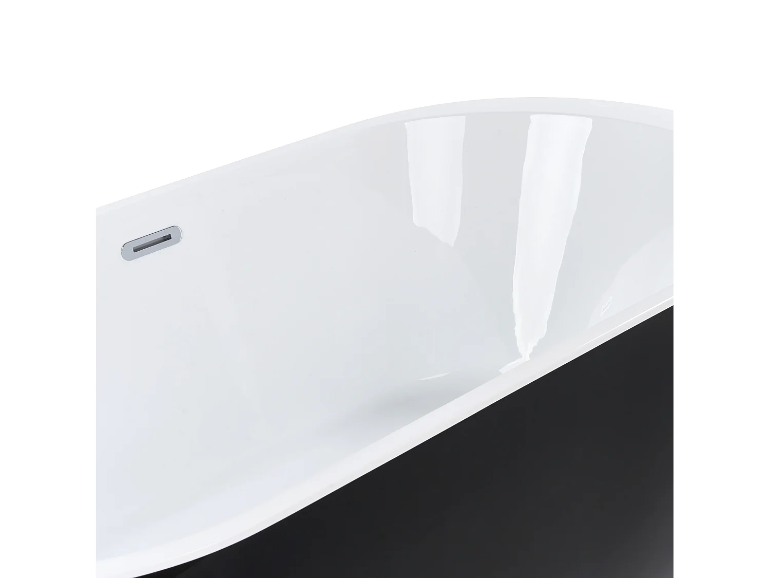 Baignoire îlot NEVIS 170 x 80 cm Noir