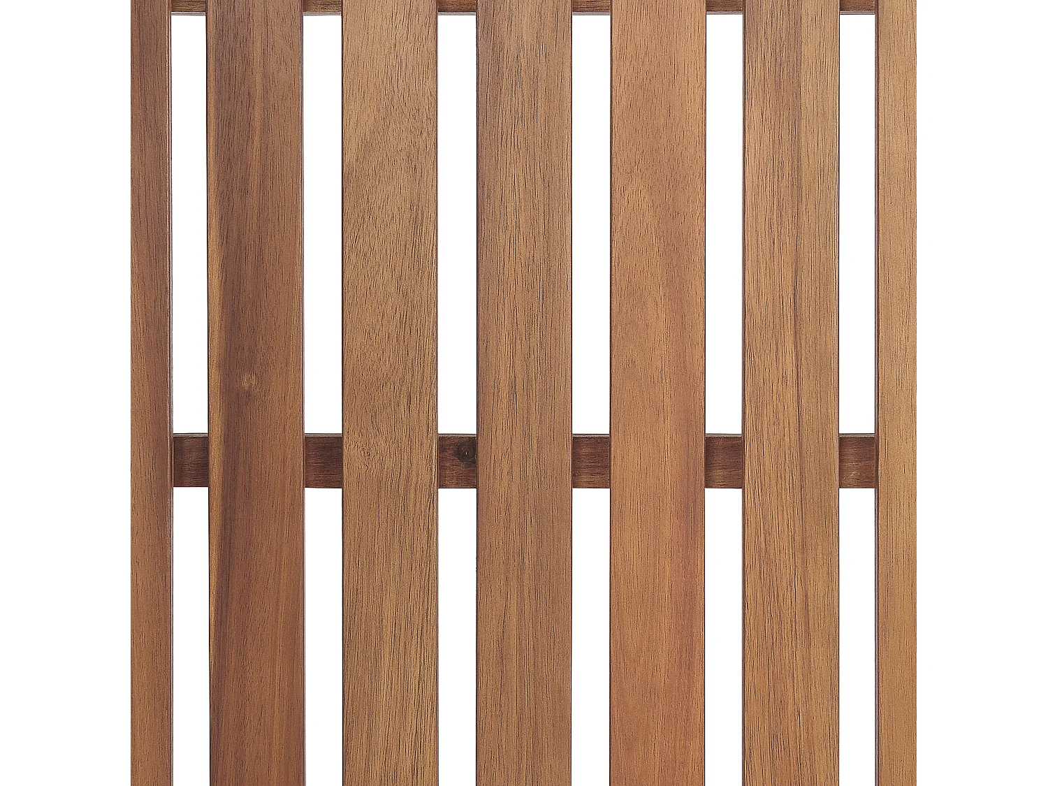 Rustikale Gartenbank 2-Sitzer Akazienholz hellbraun 110 cm Landhausstil Treia