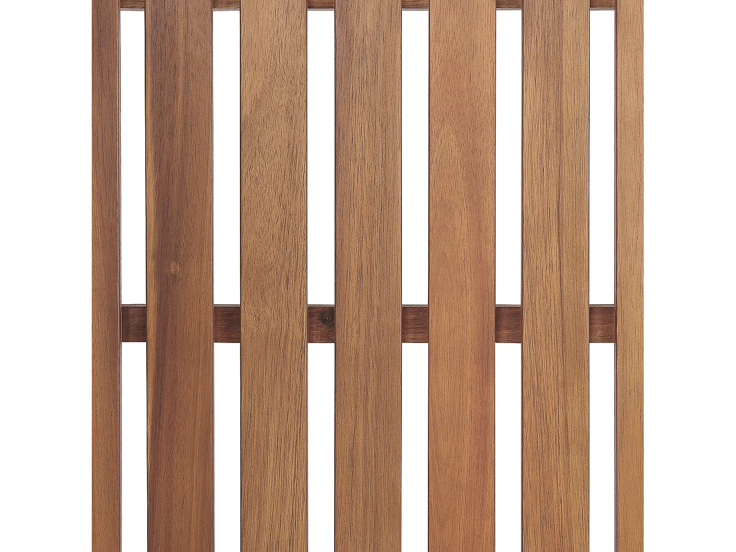 Rustikale Gartenbank 2-Sitzer Akazienholz hellbraun 110 cm Landhausstil Treia