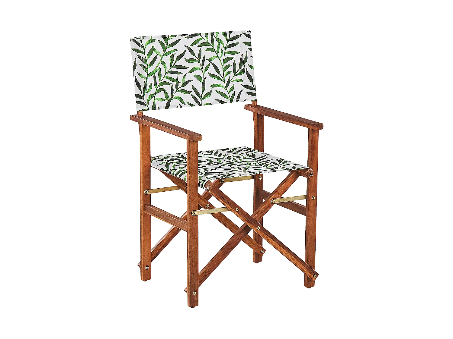 Lot de 2 chaises de jardin CINE Acacia Marron foncé