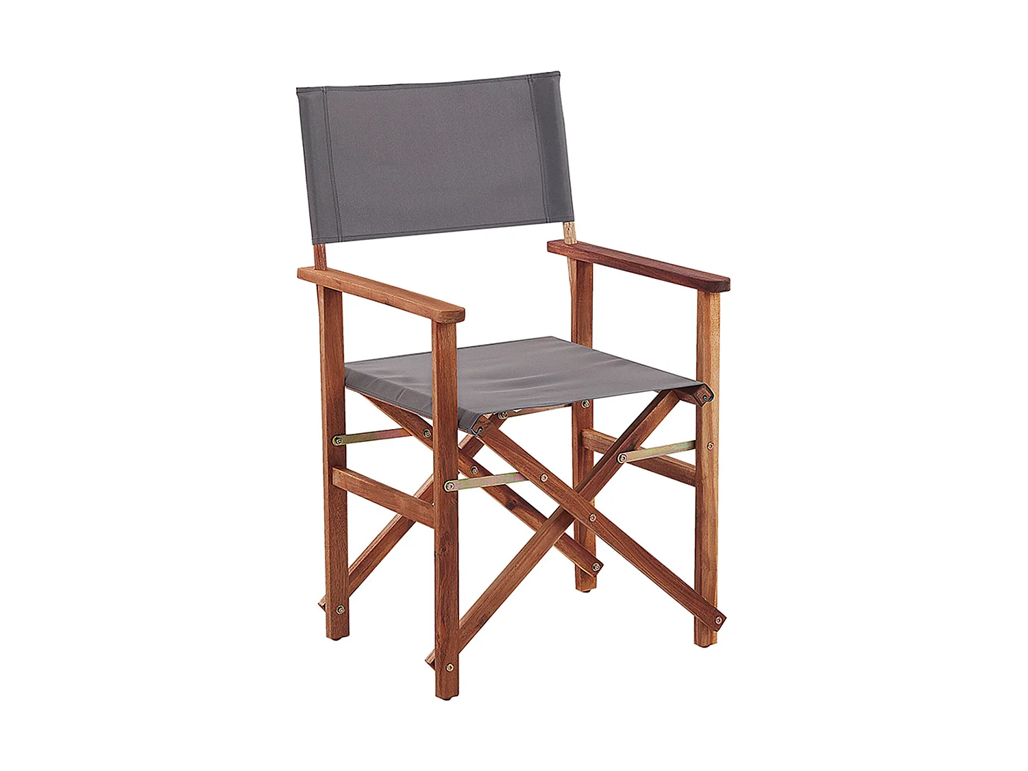 Lot de 2 chaises de jardin CINE Acacia Marron foncé