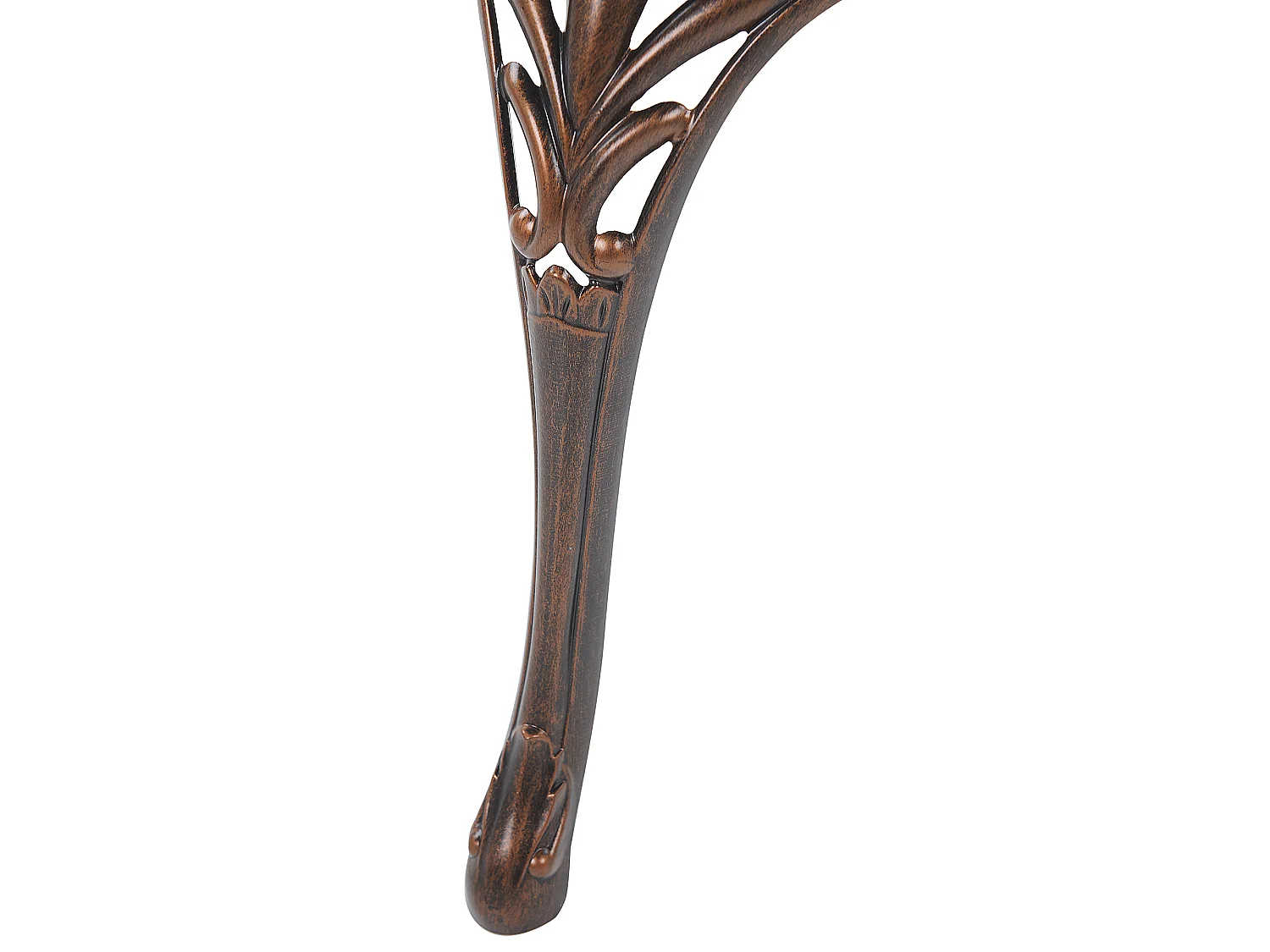 Lot de 2 chaises de jardin avec coussins LIZZANO Métal Marron foncé