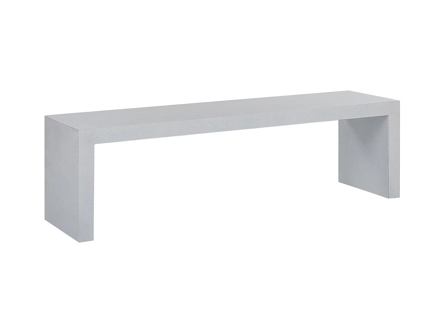 Banc de jardin TARANTO 150 cm Béton Blanc