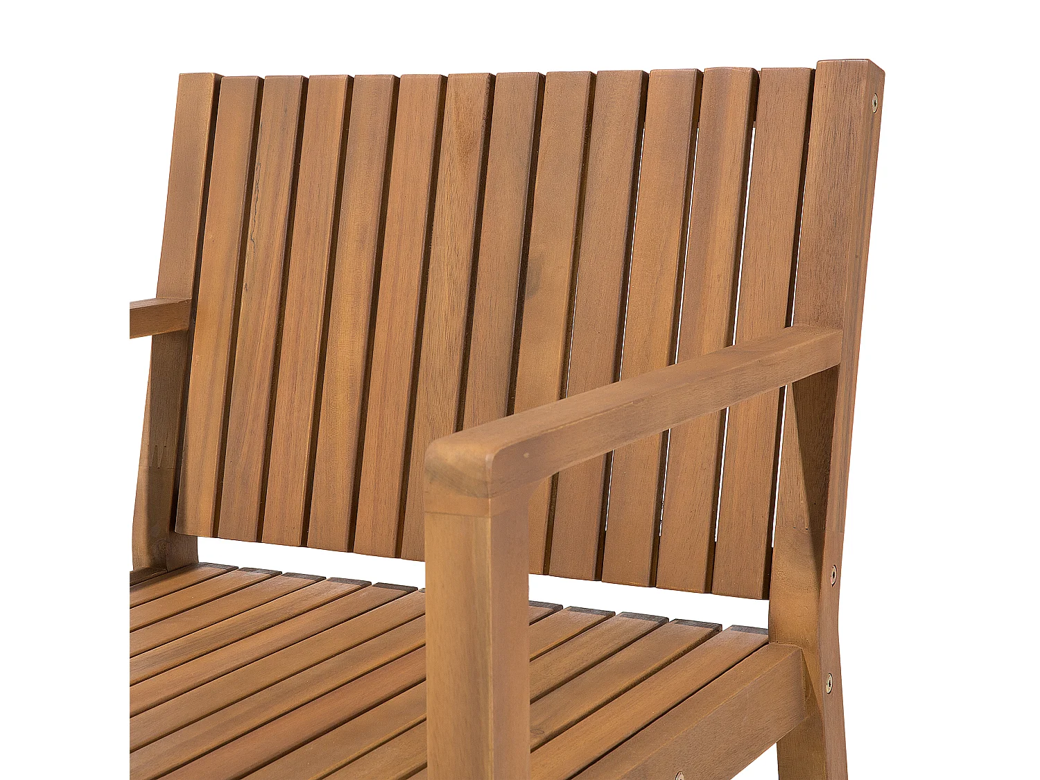 Set van 8 stoelen met zitkussen SASSARI Acaciahout Groen