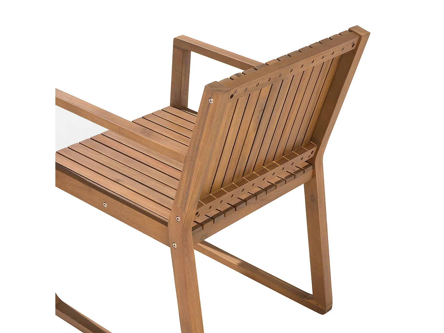 Set van 8 stoelen met zitkussen SASSARI Acaciahout Groen