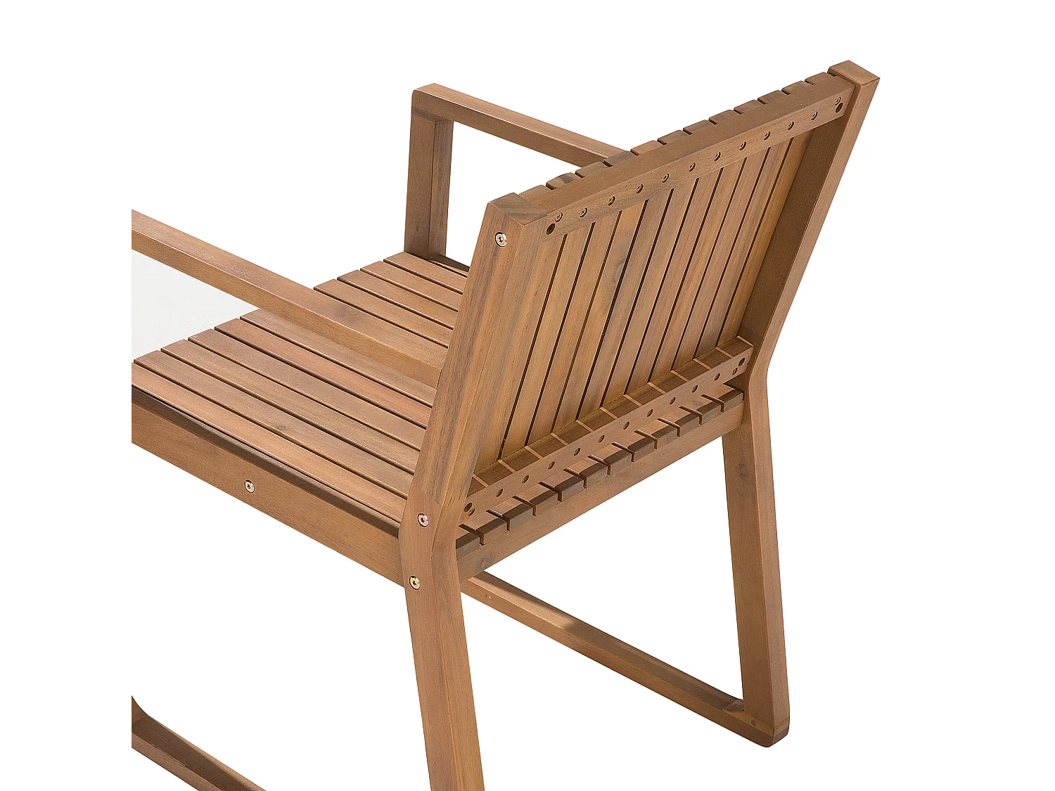 Set van 8 stoelen met zitkussen SASSARI Acaciahout Groen