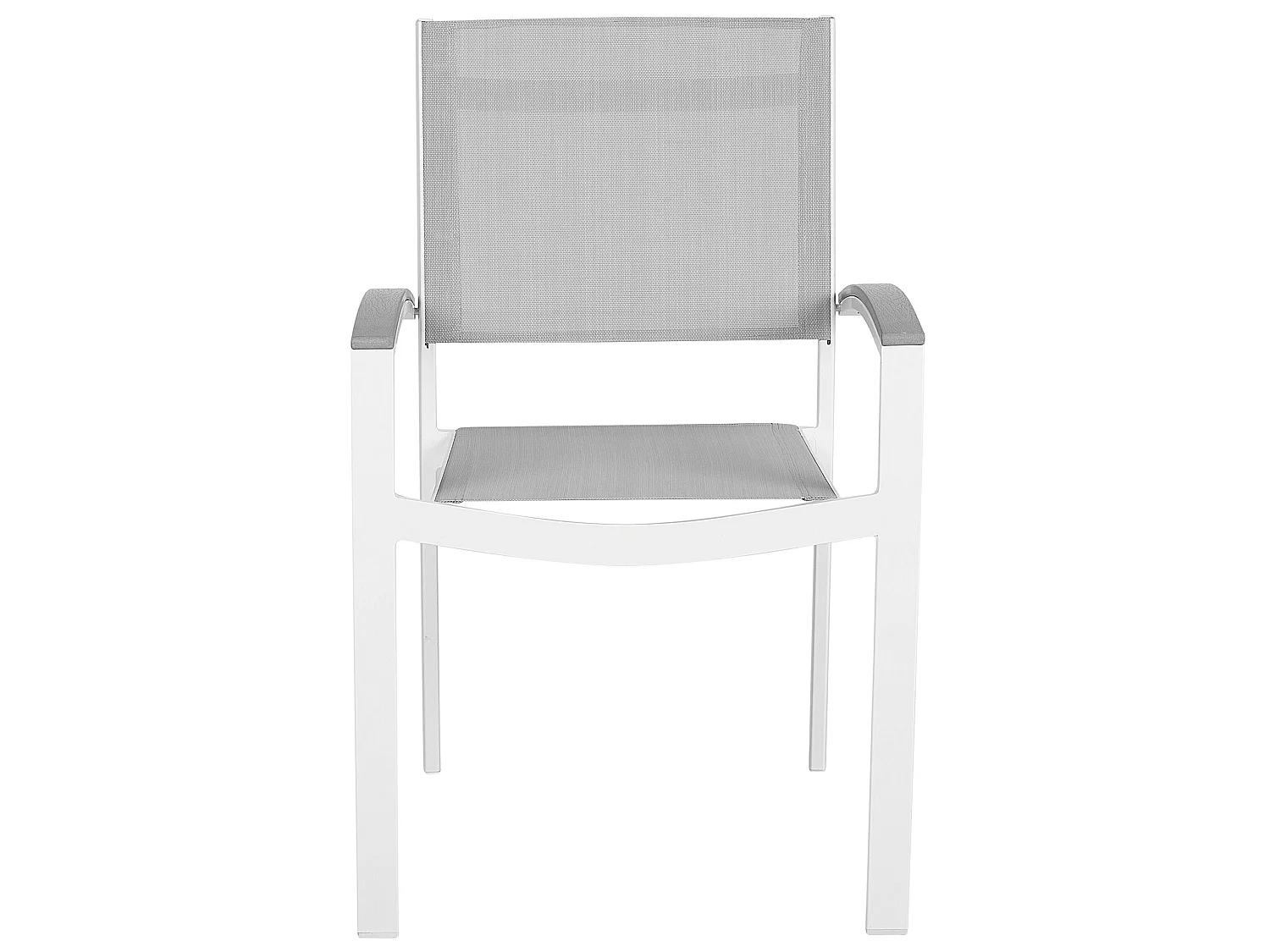 Lot de 2 chaises de jardin PERETA Métal Gris