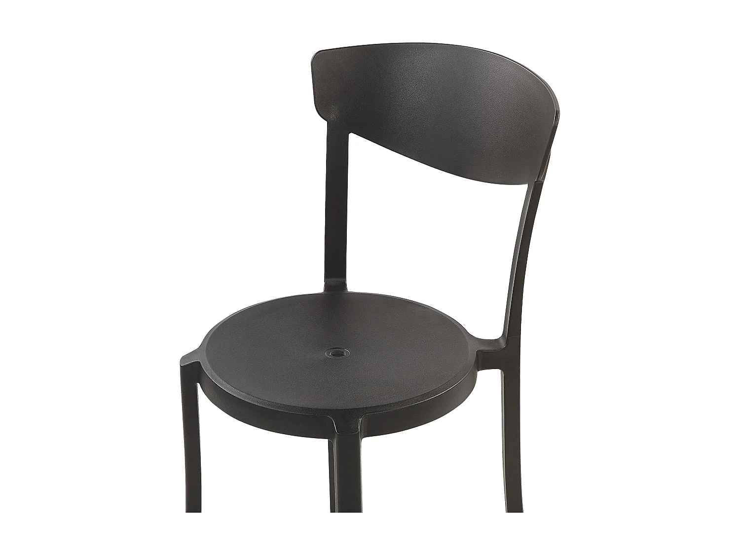 Lot de 4 chaises de jardin VIESTE Noir