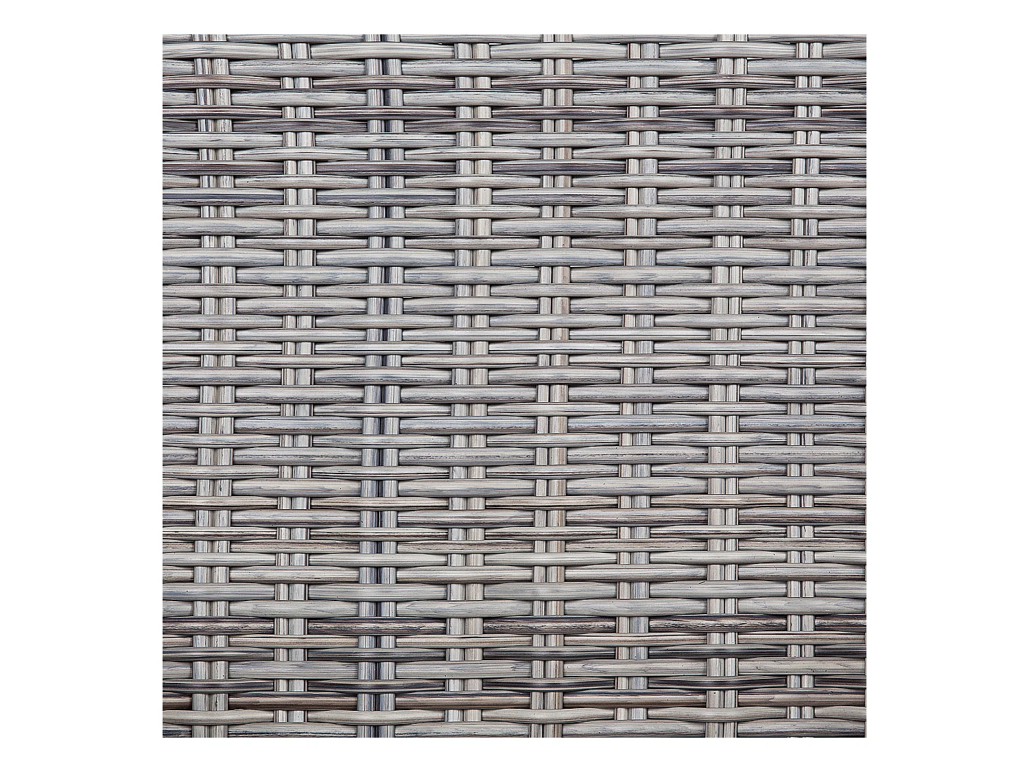 Lot de 2 chaises de jardin avec coussins CASCAIS Gris