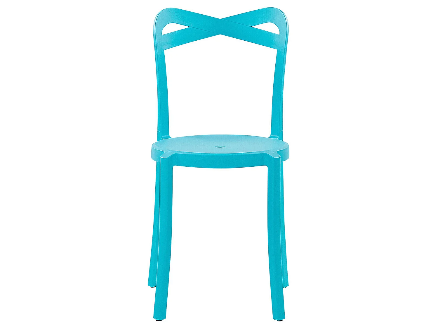 Conjunto de 2 sillas de jardín CAMOGLI Turquesa