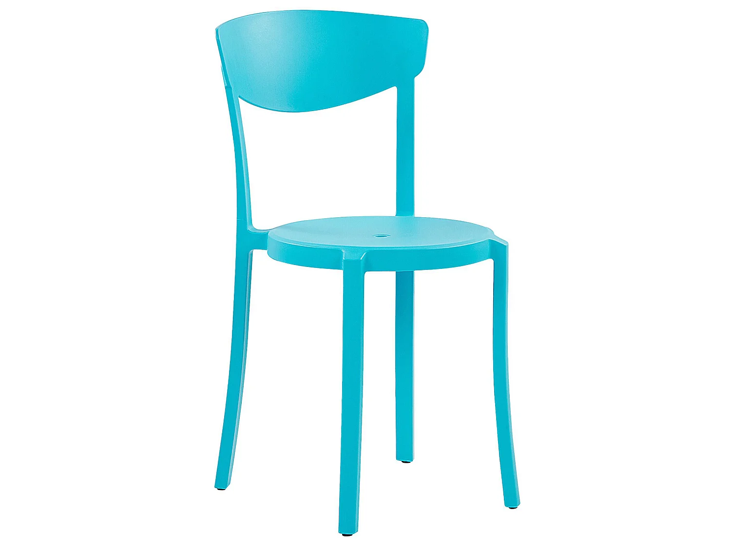 Lot de 6 chaises de jardin bleu turquoise VIESTE
