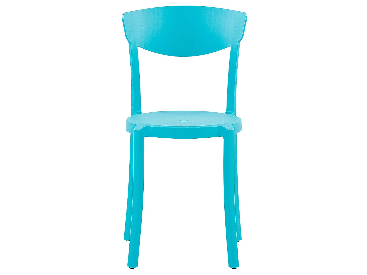 Lot de 6 chaises de jardin bleu turquoise VIESTE