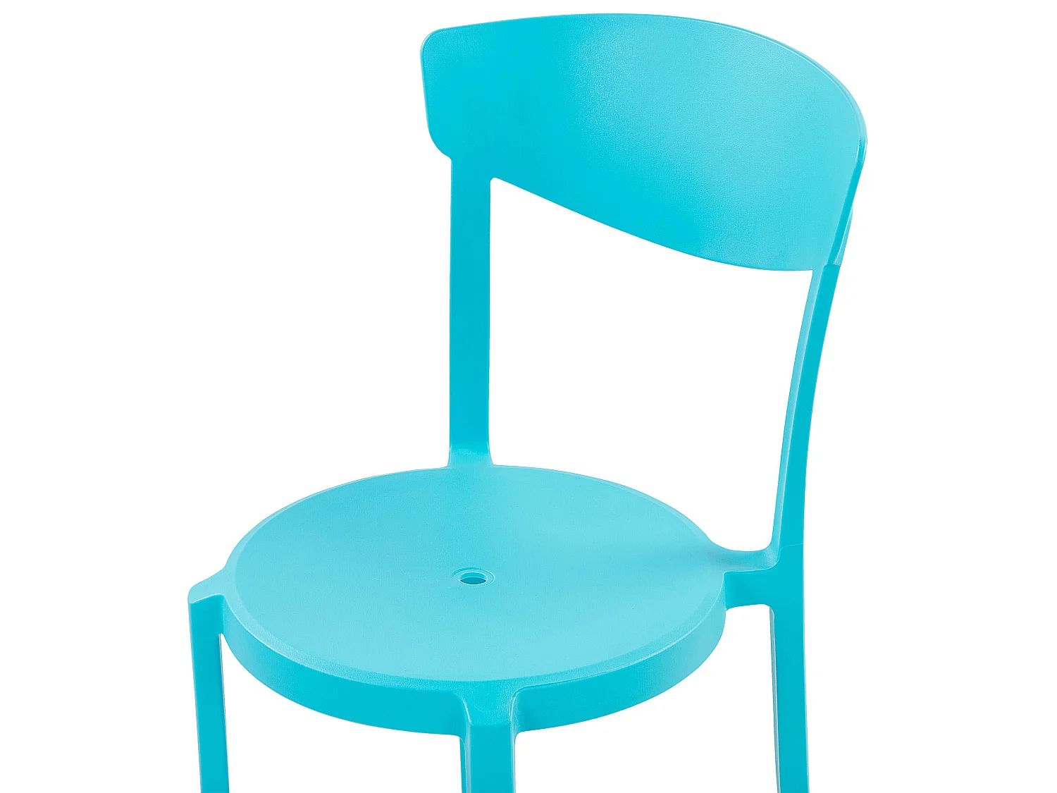 Lot de 6 chaises de jardin bleu turquoise VIESTE