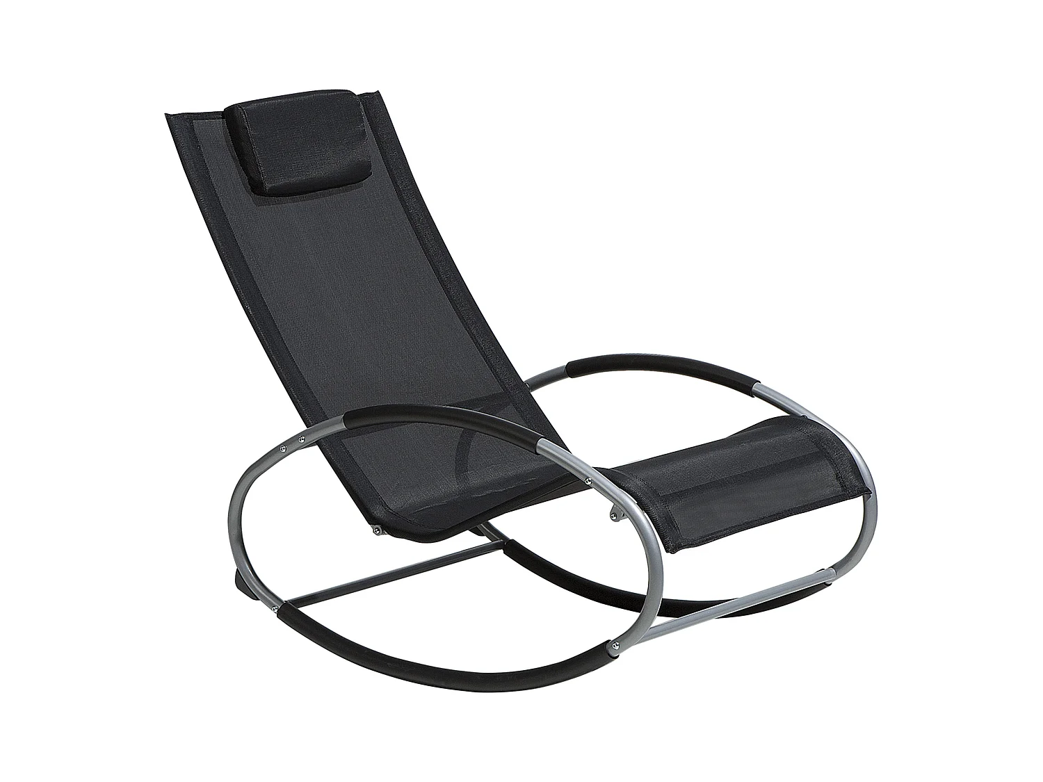 Transat à bascule CAMPO Tissu Noir