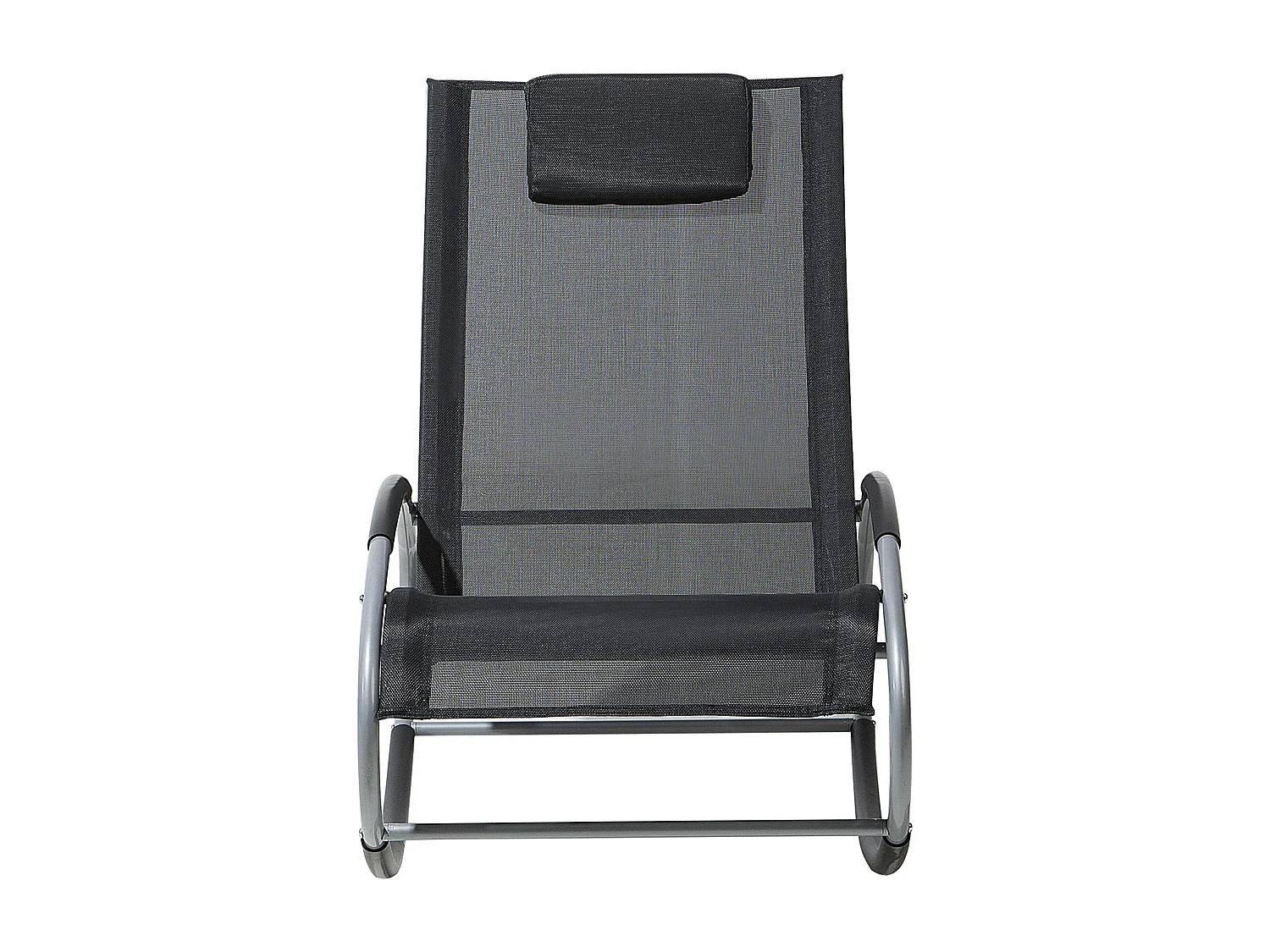 Transat à bascule CAMPO Tissu Noir