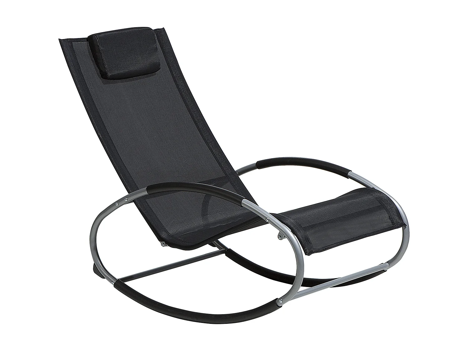 Transat à bascule CAMPO Tissu Noir