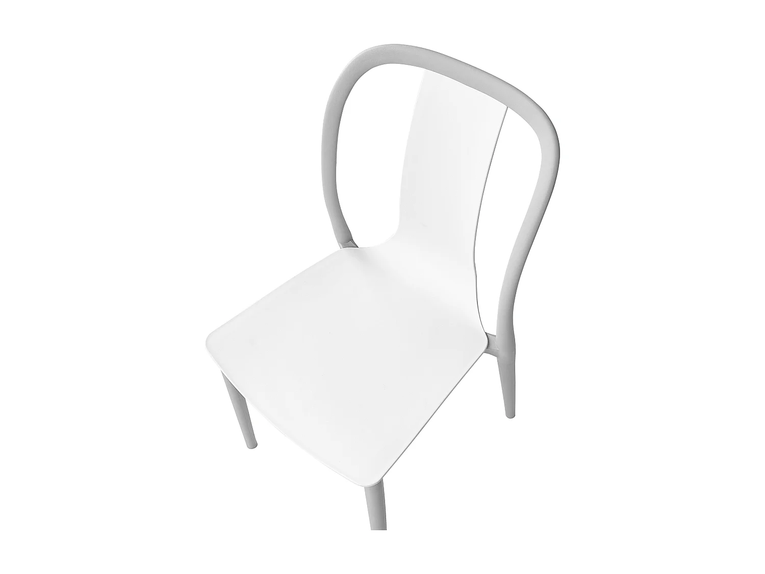 Lot de 4 chaises de jardin SPEZIA Blanc