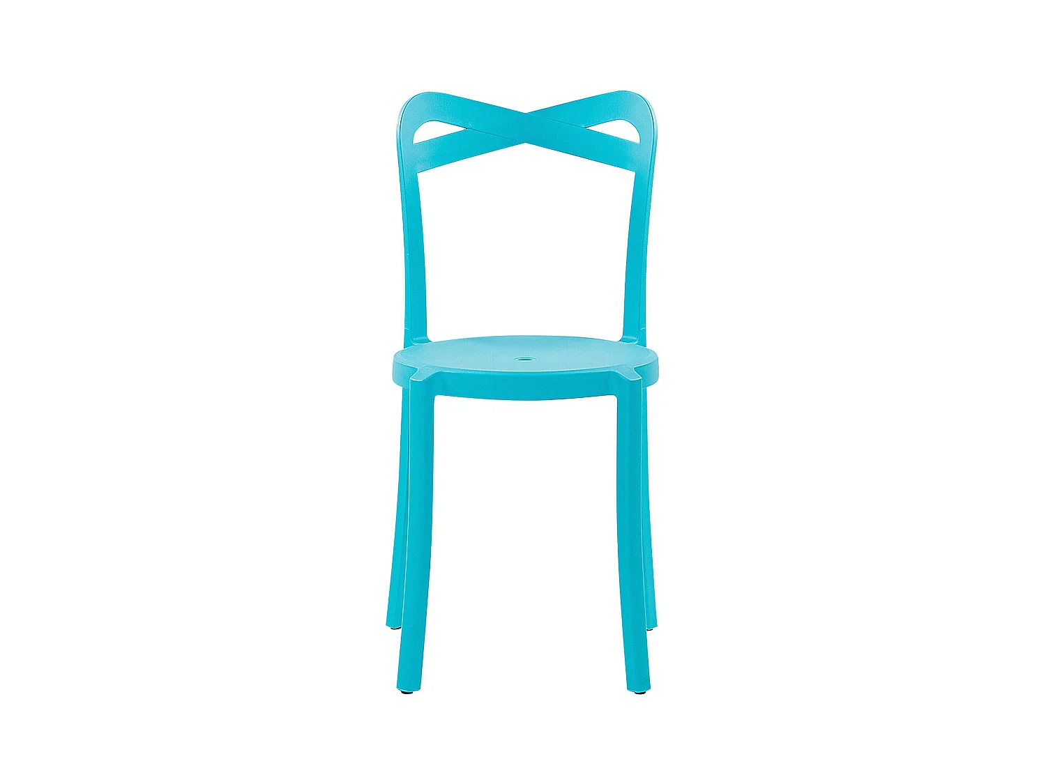 Lot de 4 chaises de jardin CAMOGLI Turquoise