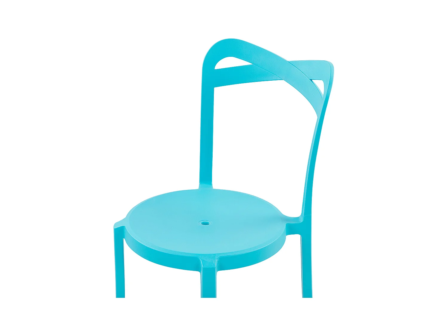Lot de 4 chaises de jardin CAMOGLI Turquoise