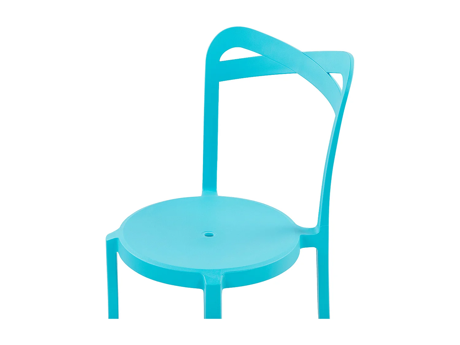 Lot de 4 chaises de jardin CAMOGLI Turquoise