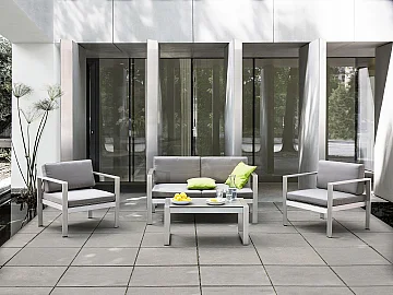 Aluminium tuinbank
