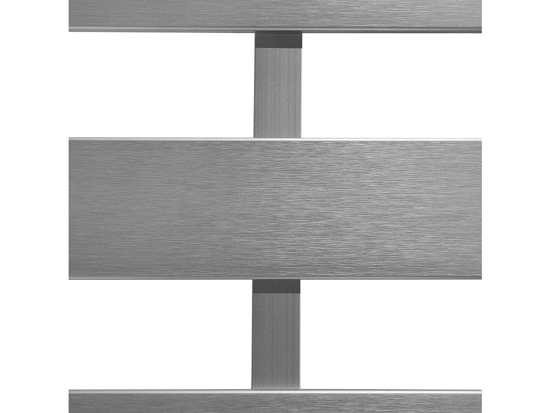 Sofa ogrodowa dla 2 osób SALERNO Metal Jasnoszary