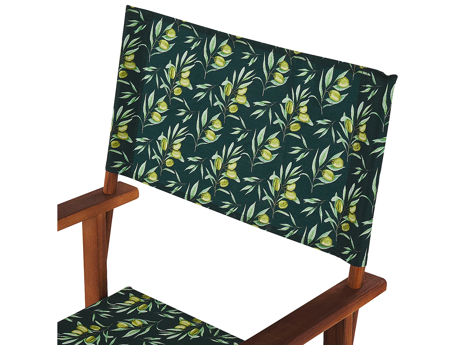 Set van 2 tuinstoelen CINE Acaciahout Donkergroen