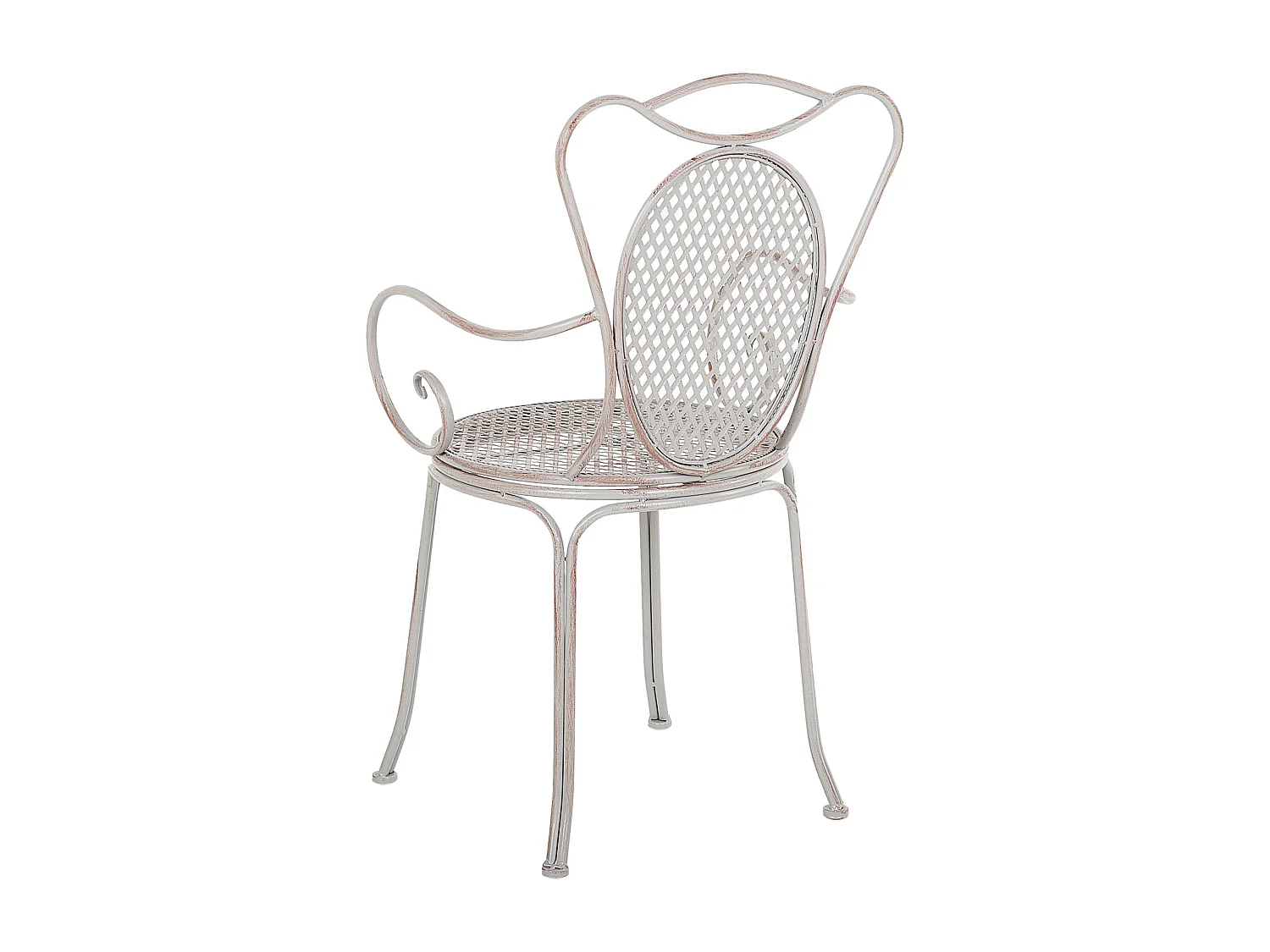 Conjunto de 2 cadeiras de jardim CILENTO Metal Cinzento