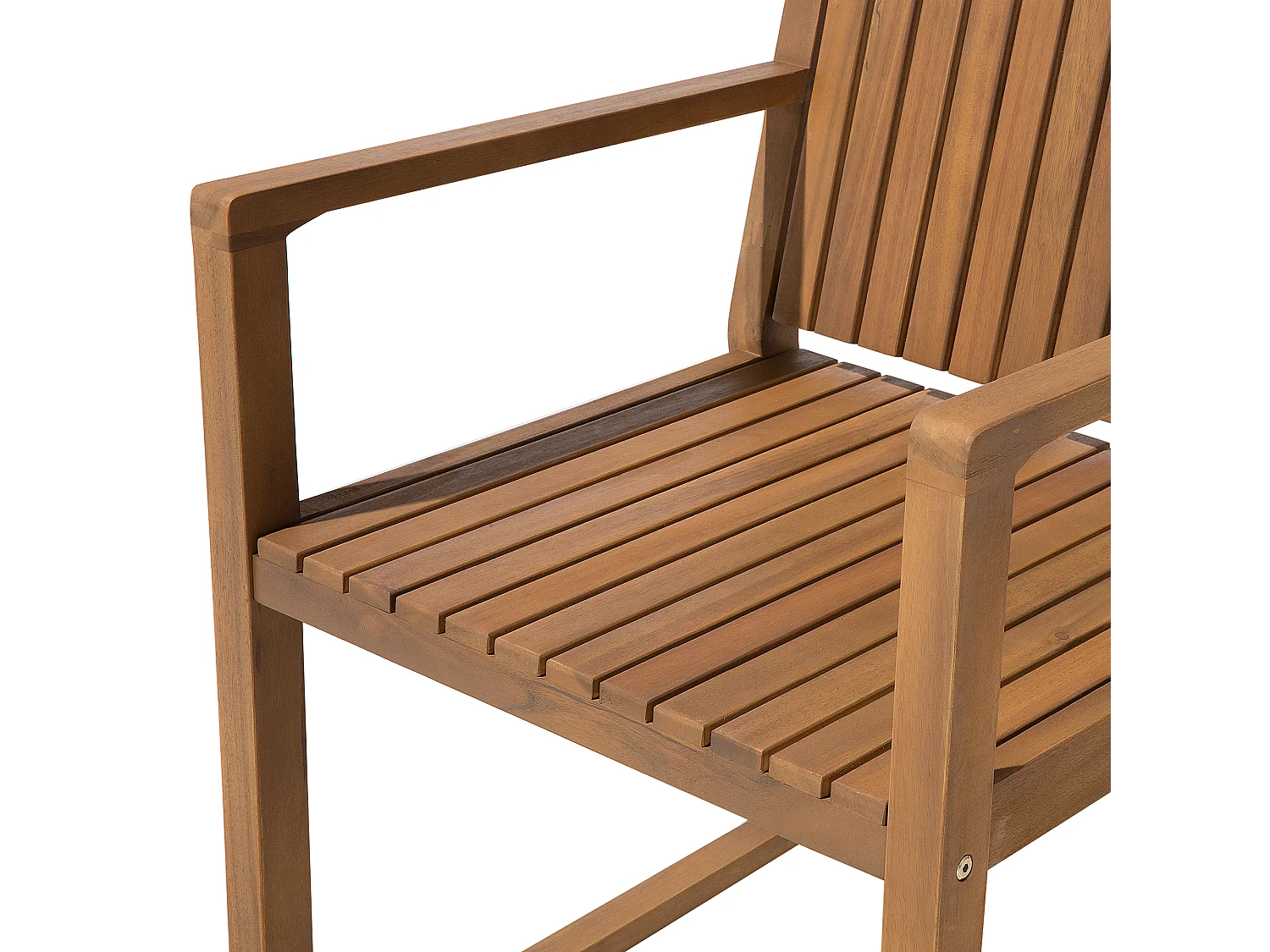 Chaise de jardin SASSARI Acacia Bleu marine