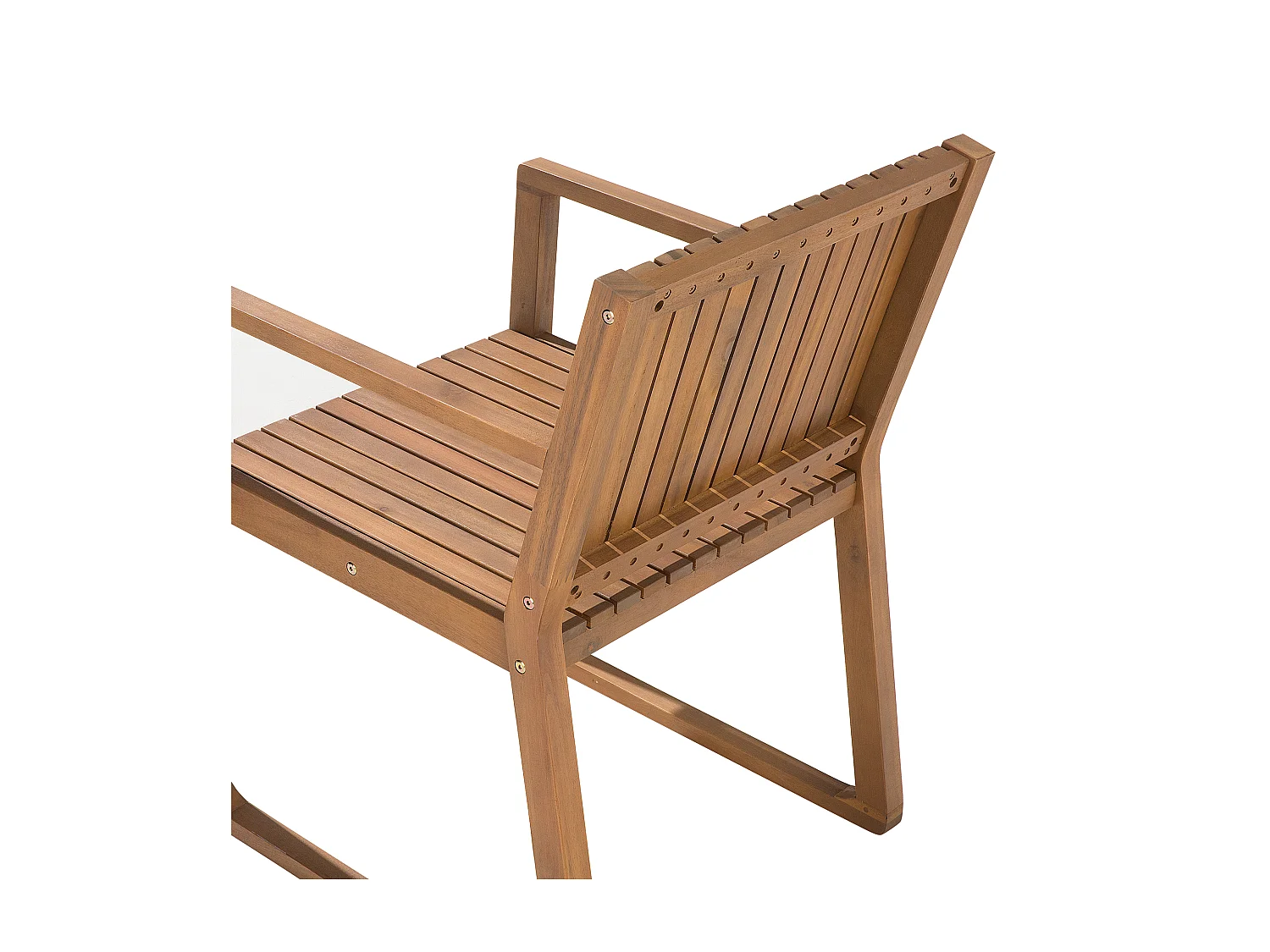 Chaise de jardin SASSARI Acacia Bleu marine