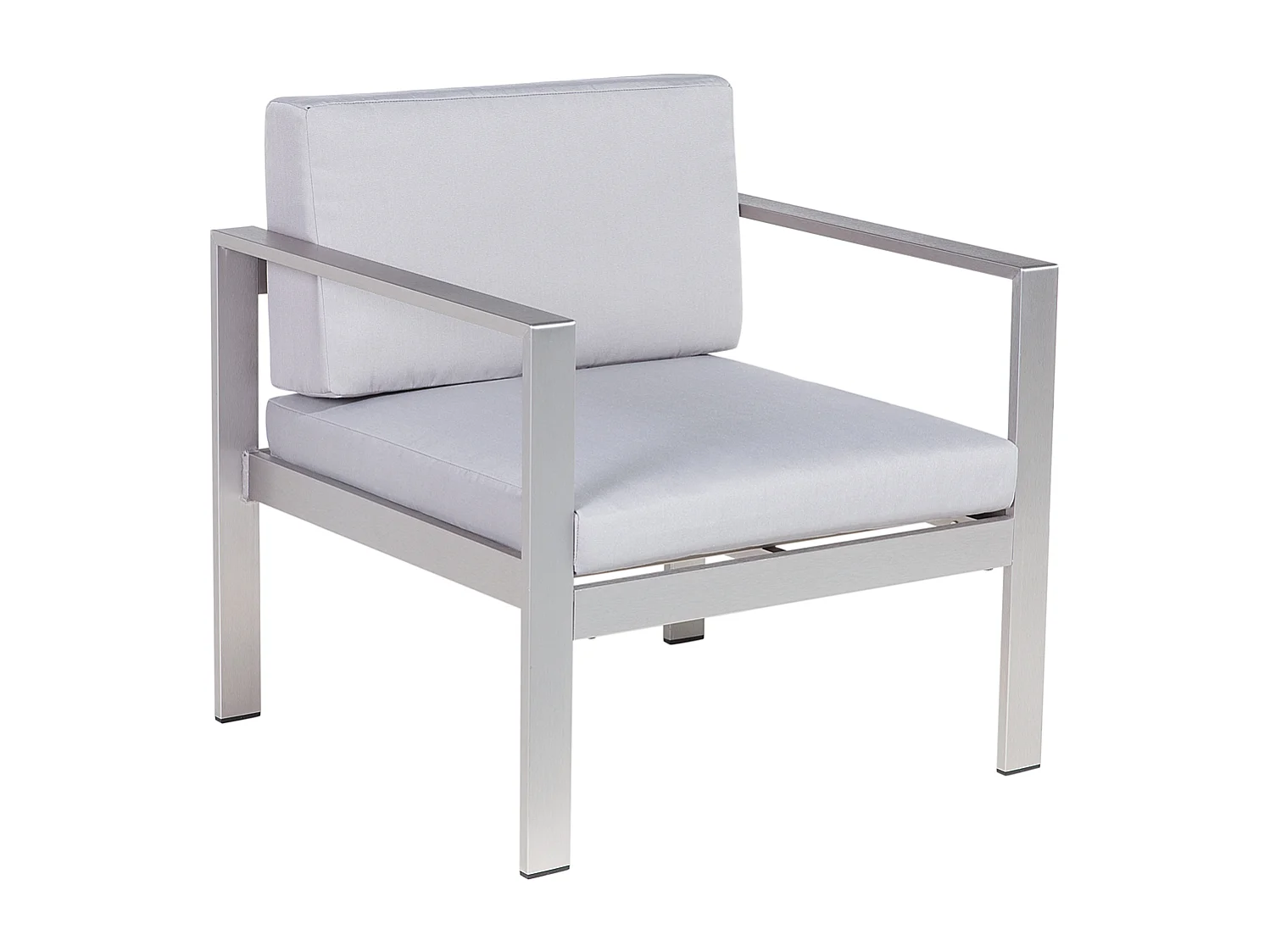 Fauteuil de jardin SALERNO Métal Gris clair