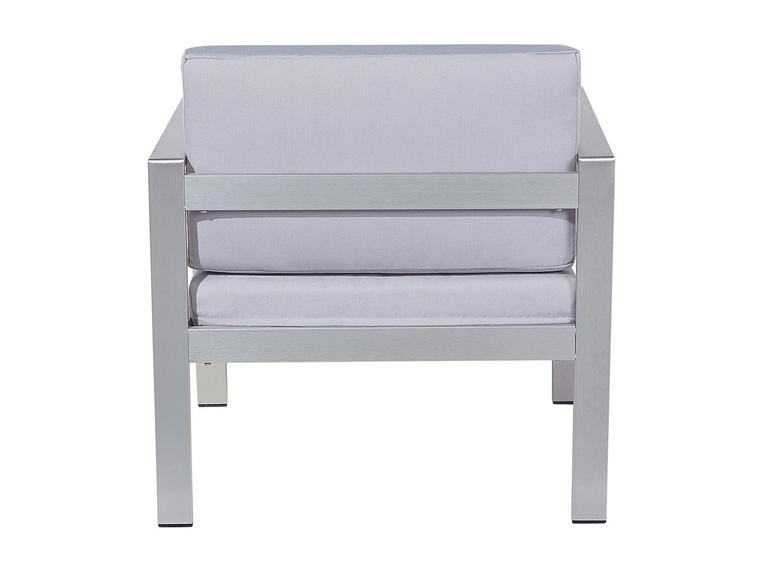 Fauteuil de jardin SALERNO Métal Gris clair