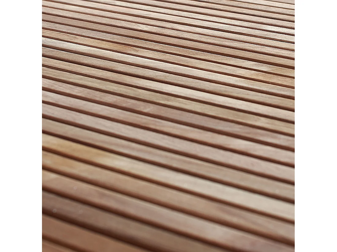 Gartenstuhl 6er Set VIAREGGIO Holz Braun