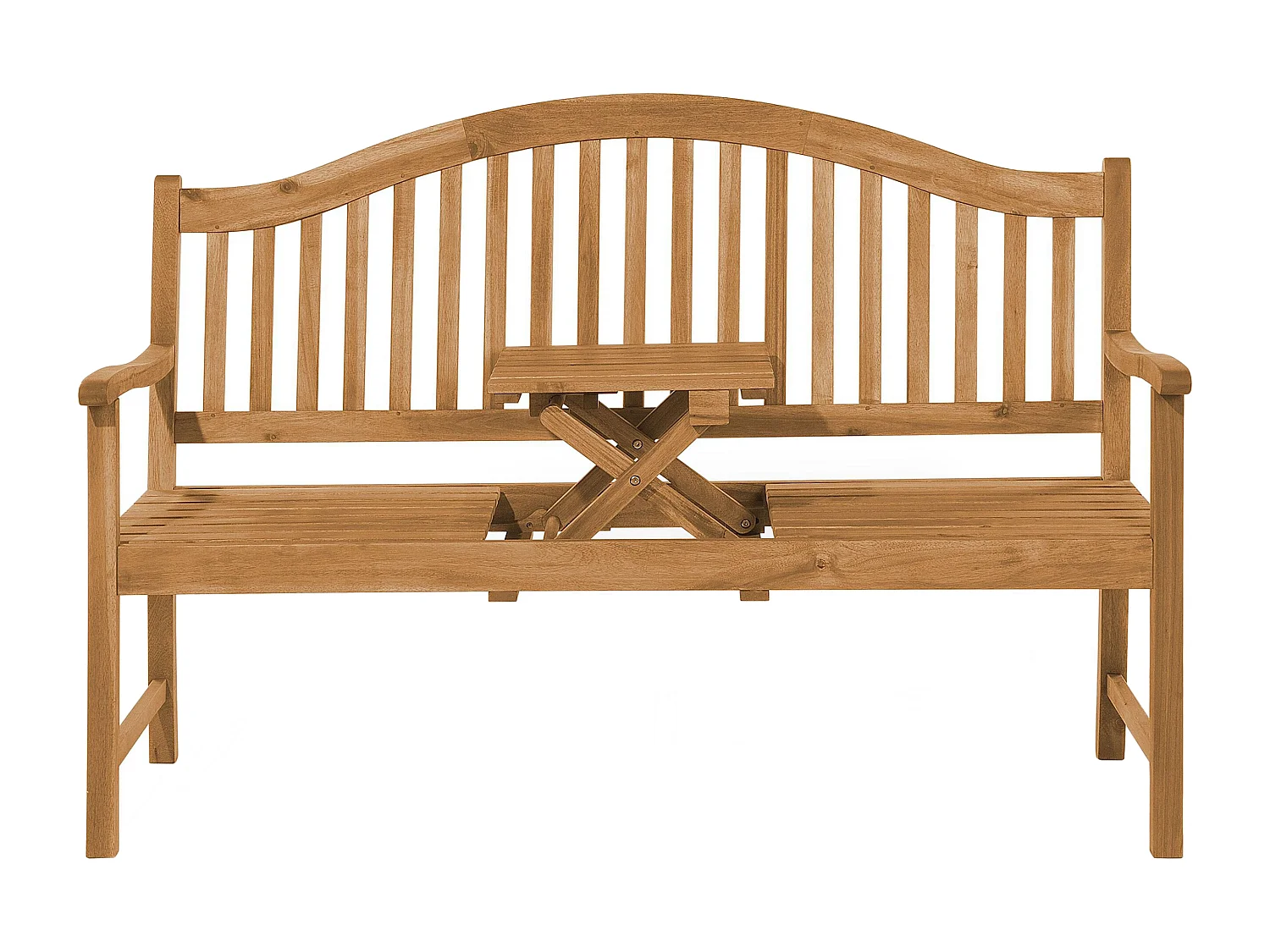 Banc de jardin HILO 150 cm Acacia Marron